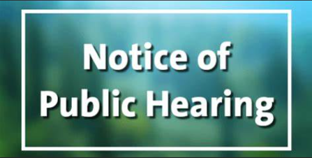 Thumbnail for the post titled: Public Hearing